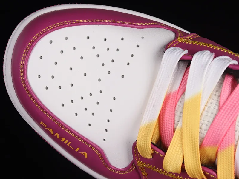 All Categories Air Jordan Jordan Series Basketball Shoes Air Jordan 1 Mid Air Jordan 1 Mid AJ1 Joe 1 Day of the Dead White Yellow Pink Mid Basketball Shoes DC0350-100